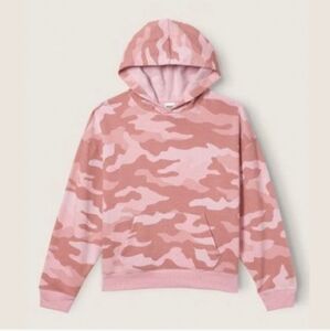 PINK Victoria's Secret Camouflage Hoodie - Pink and Tan